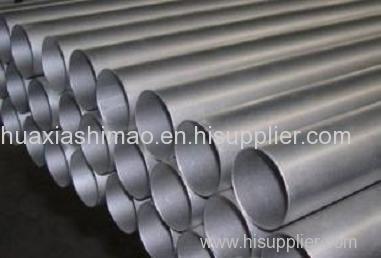 Seamless titanium pipe for heat exchanger