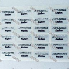 Anti-counterfeit Waterproof Adhesive Warranty 