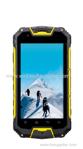 4.5INCH SNOPOW QUAD CORE ptt walkie talkie rug--ged quad core smart phone 8m