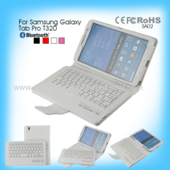 Rechargeable easy-carry case with bluetooth keyboard for Samsung Galaxy Tab Pro T320