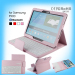 Durable Tablet bluetooth keyboard leather cases for Samsung P900 tablet pc