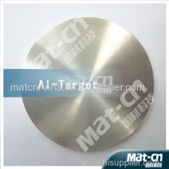 High purity Al target Sputtering target ---- 99.99% Aluminum target