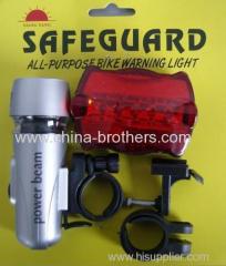 Rectangular LED Bicycle Lamp Set