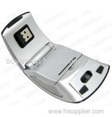 Fashion Mini USB Jack 2.4G Snap-in Transceiver Optical Foldable Folding Arc Wireless Mouse