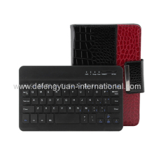 Colorful Wireless Bluetooth Keyboard Leather Case for Samsung Tab3 P3200