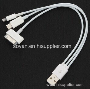 3 in 1 Multifunction USB Data Charging Cable