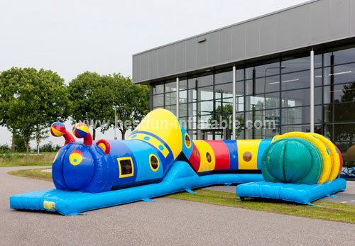 Exciting funny inflatable caterpillar tunnel
