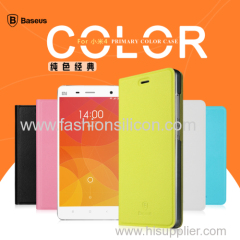 Hot selling environmented PU case for Xiaomi Mi4
