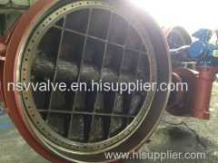 Butt weld butterfly valve