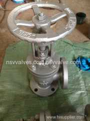 Angle type globe valve