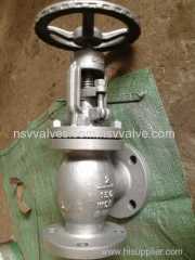 Angle type globe valve