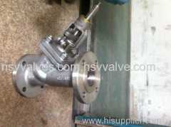Y type globe valve