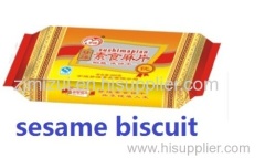 vegetarian food sesame biscuit