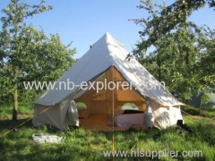 Canvas bell tent for camping