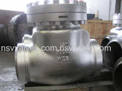 Carbon steel BB swing check valve BW end