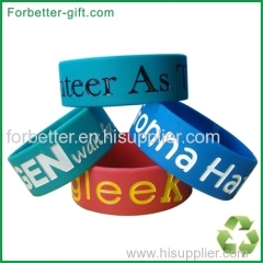 custom wholesale promotional silicone wristbands