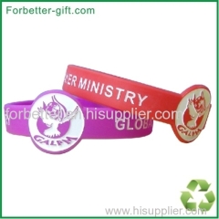 custom wholesale promotional silicone wristbands