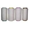 Carded OE yarn for weaving