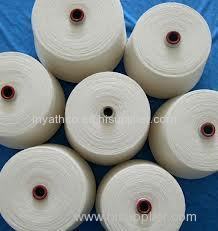 Carded OE yarn for weaving