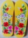 2014 Fashion flower pattern for PVC/EVA slipper