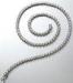 Fashion 925 sterling silver chain necklace with crystal cz stones for unisex