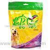 Zipper Stand Up Pet Food Packaging Bags Heavy duty With Custom Printing