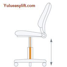 Seat Height Adjustment locking Gas Lift