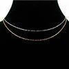 2012 hot selling classical brass chain plain chain necklace for men / women