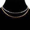 2012 hot selling yellow gold plated brass chain 18 inch plain chain necklace