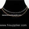 High quality guarantee18 inch yellow gold plated plain chain necklace