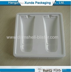 Plastic cosmetic tray manufacture