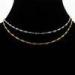 Excellent finishingwhited gold plated classic plain chain necklace