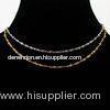 2012 hot selling 18 inch plain chain necklace with individual polybag