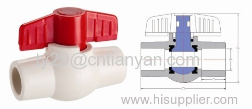 CPVC ASTM2846 standard water supply fittings(VALVE)
