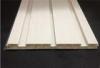 Kitchen Flooring High PVC Skirting Board Profiles Wooden With Silver Brush