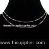 High quality guarantee 18 inch fine brass plain chain necklace