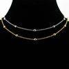 Exquisite design brass link chain necklace for female with factory price