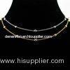 Exquisite design brass link chain necklace for female with factory price