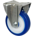 Fixed shock-resistant TPE casters