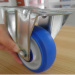 Fixed shock-resistant TPE casters