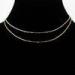 Thin copper snake plain chain necklace for women of plain style