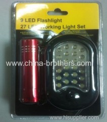 High Quality 27LED and 9 LED Bicycle Lamp Set