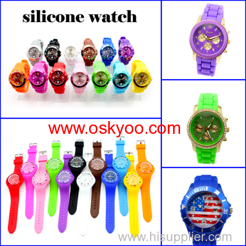 New ICE silicone Jelly colorful promotion watch factory wholesale