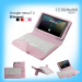 Leather Cover Stand Case Removable Bluetooth Wireless Keyboard for google nexus 7 2