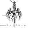 Trendy chunky silver punk rock jewelry pendants of talon shape for party