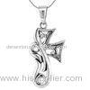 Nice - looking solid silver punk rock jewelry pendants for male and female