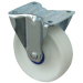 Fixed bracket PP industrial casters