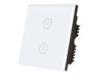Remote Controlled Touch RF Light Switch With 2 Gang Single Wire