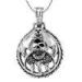 Competitive price round punk rock accessories / unique pendant