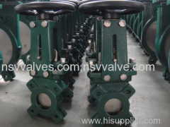 Cast iron Wafer Knife gate valve(Non-rising stem)